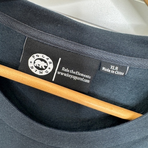 NEW Polar King Sweatshirt XL Black - Picture 2 of 8
